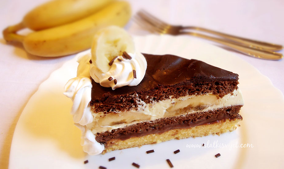 Choco banana torta