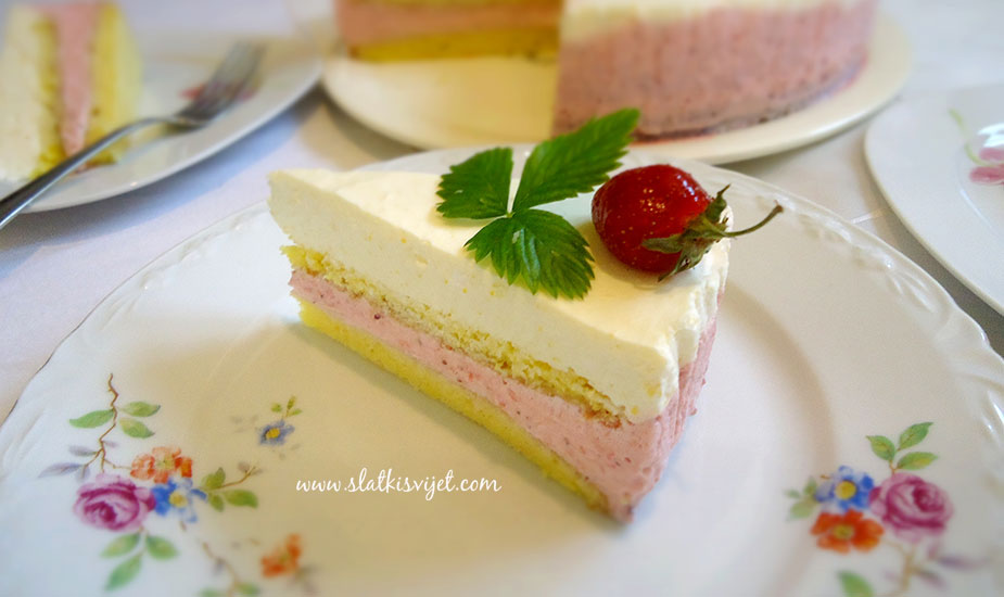Image for: Voćna torta od jagoda i limuna