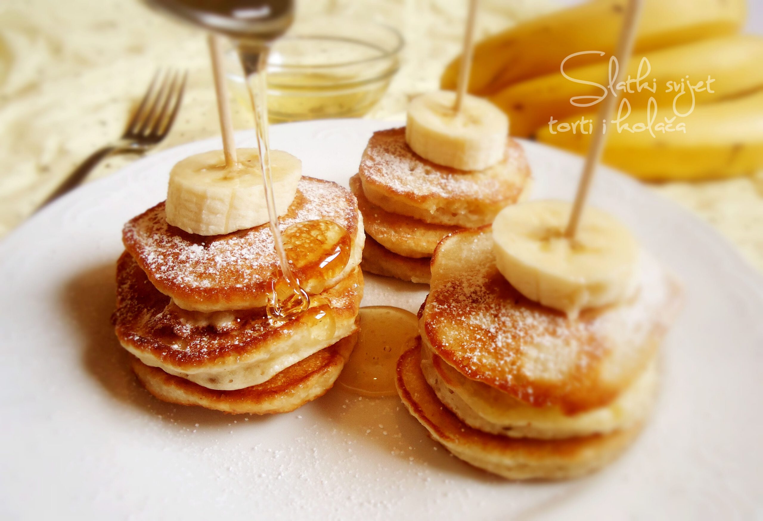 Mini banana palačinke