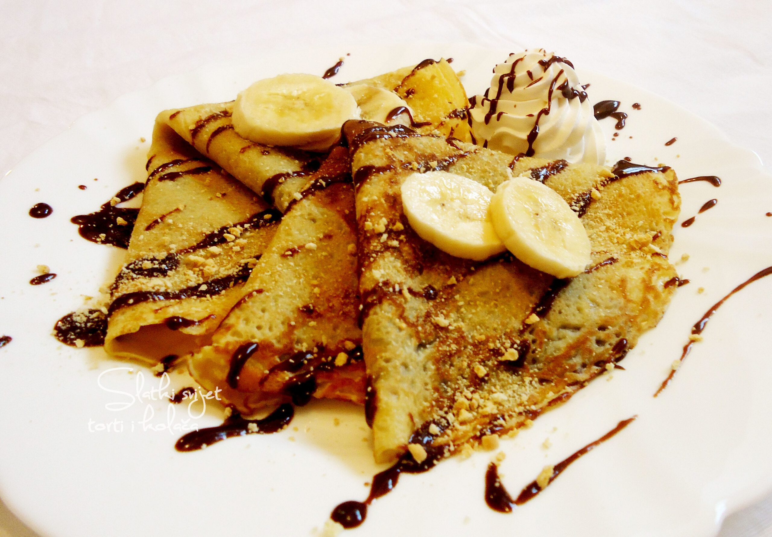 Image for: Palačinke s nutellom i bananom
