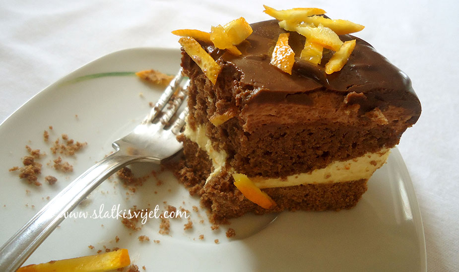 Image for: Parfe torta od naranče i čokolade