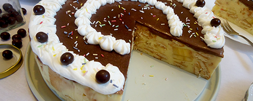 banana keks torta