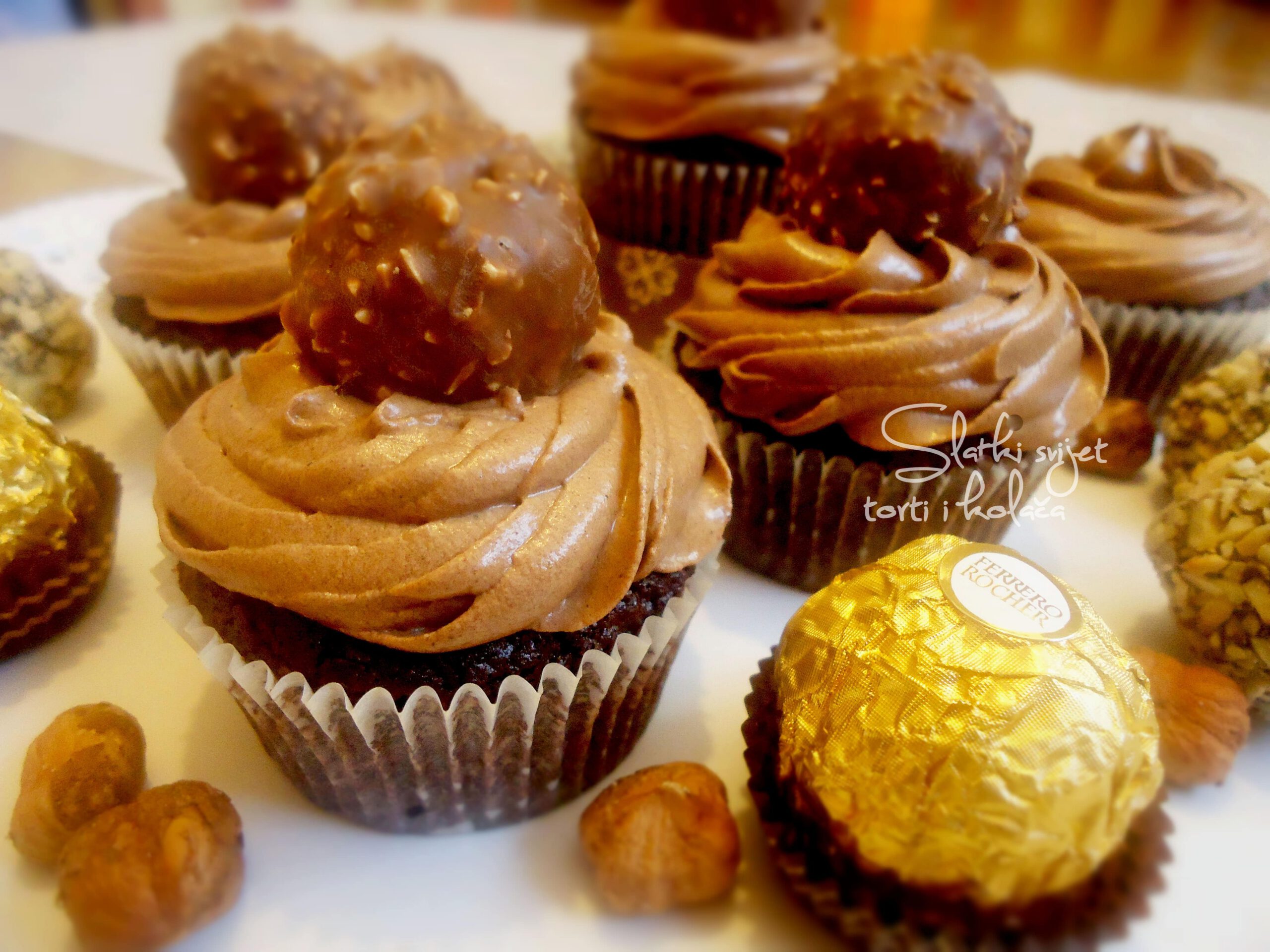 Image for: Ferrero Rocher cupcake