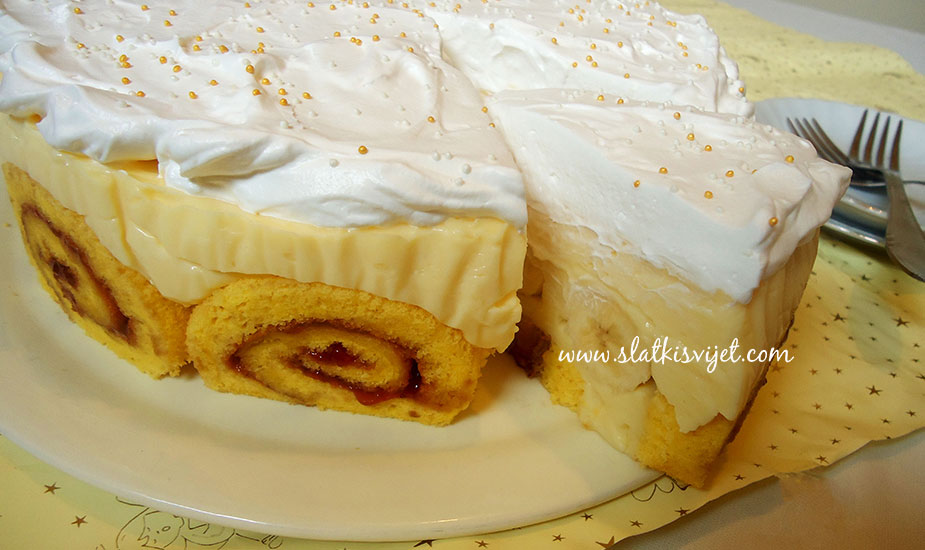 Image for: Banana rolada torta