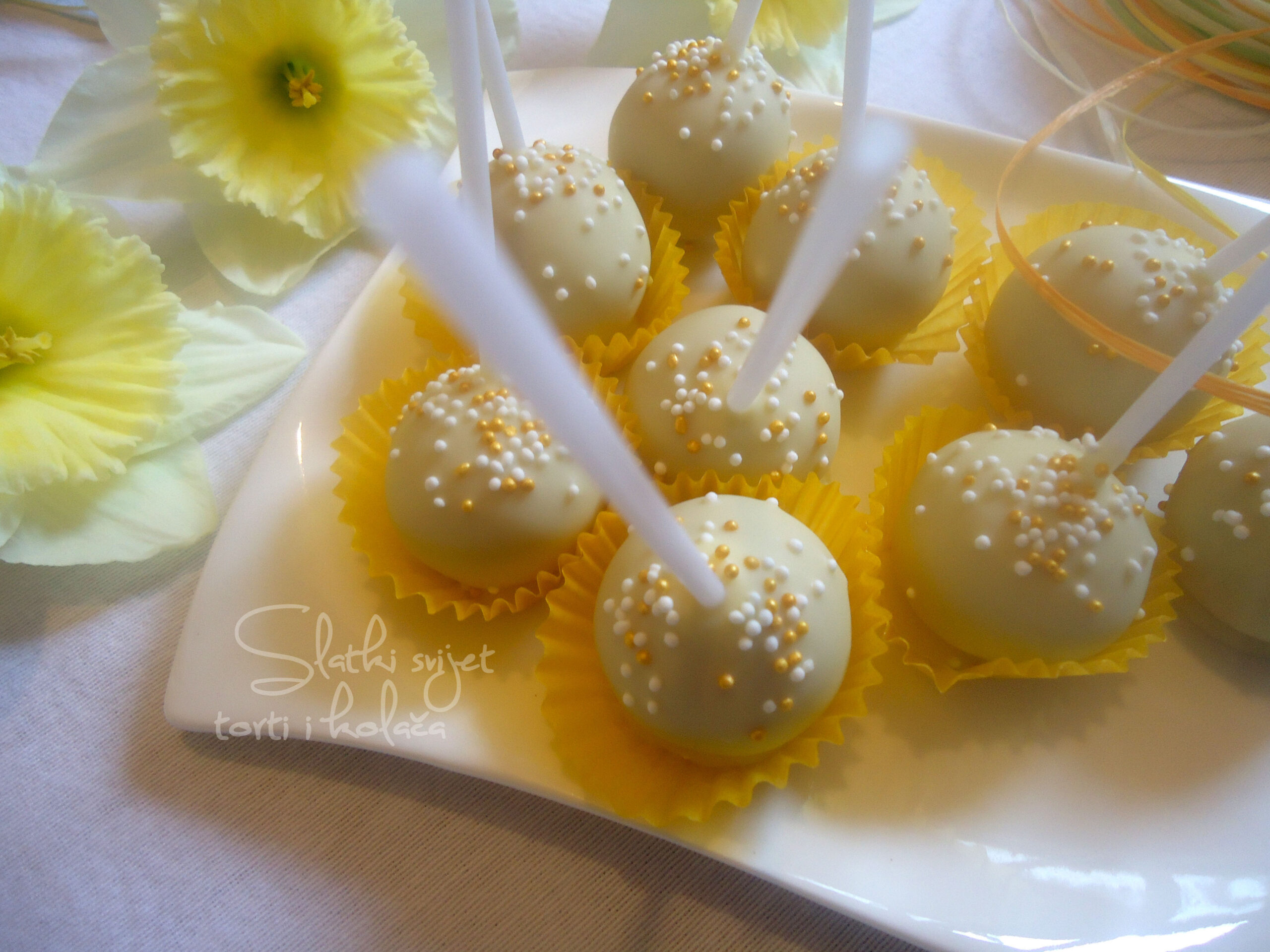 Image for: Vanilija cheesecake pops