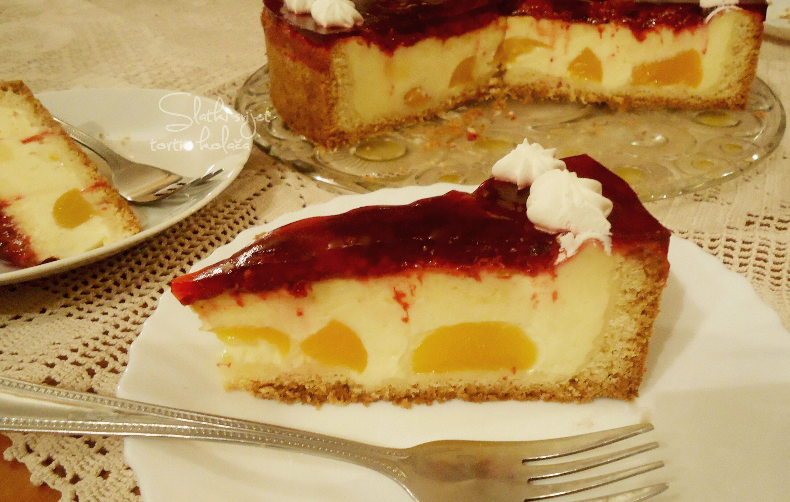 Image for: Mileram torta s breskvama i malinama