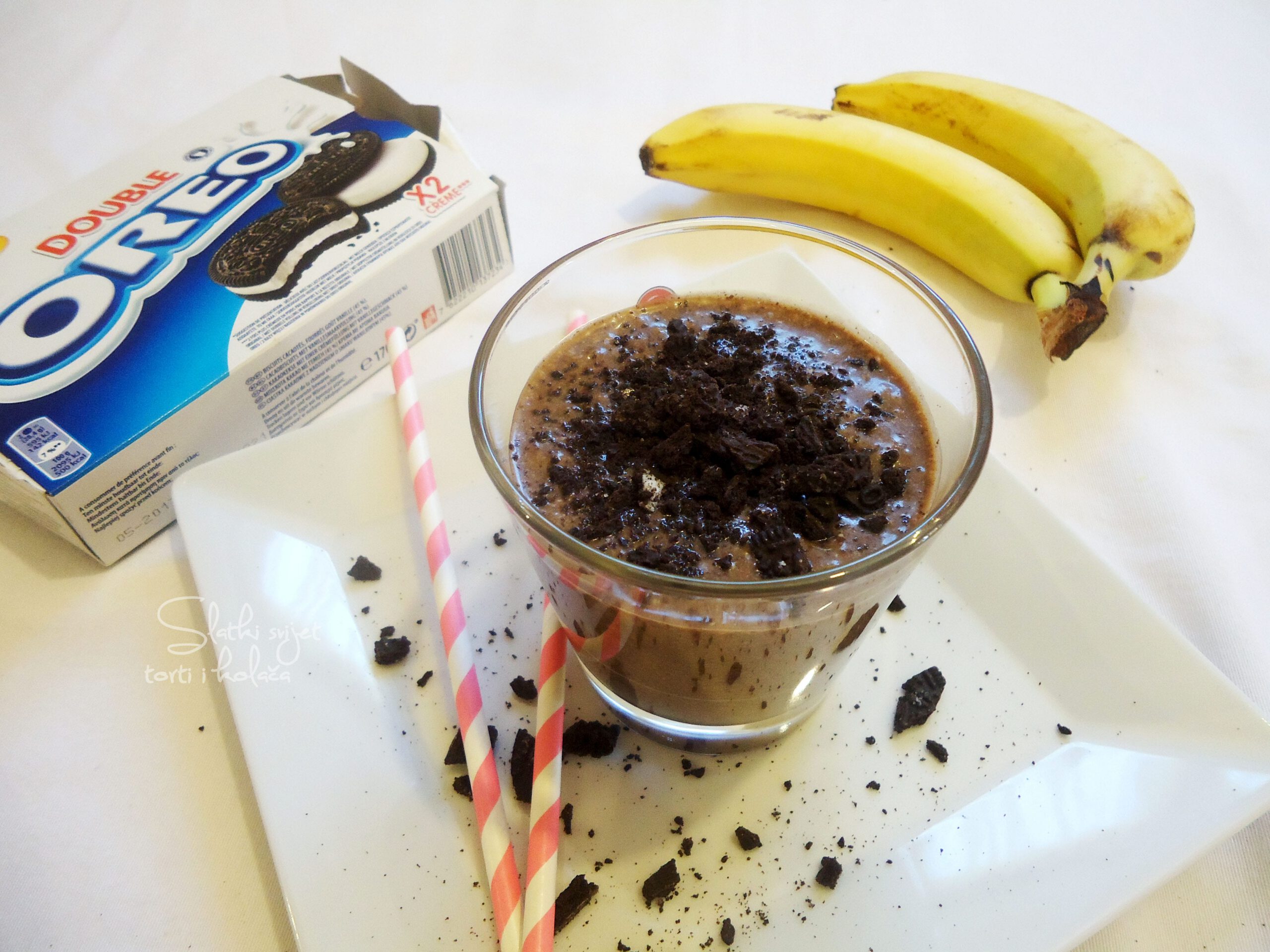 Banana-Nutella-Oreo shake