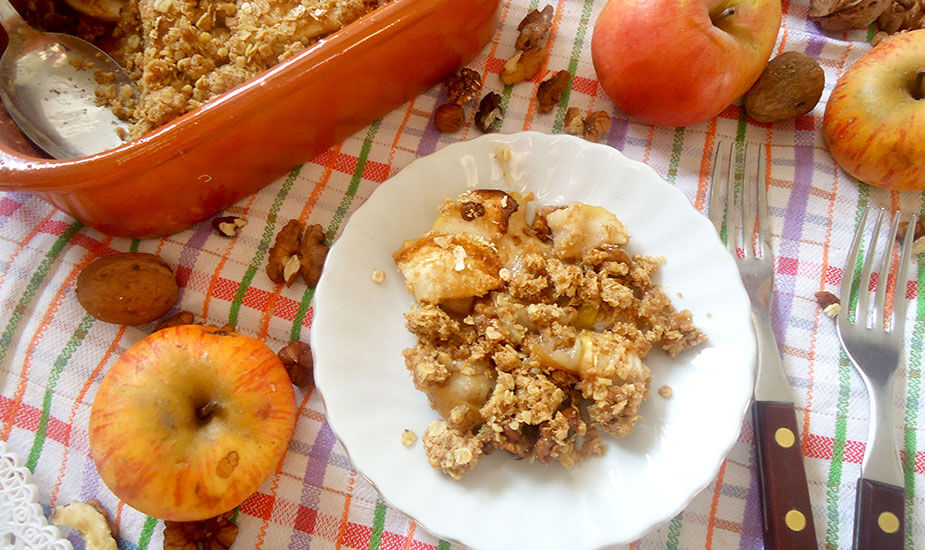 Image for: Crumble s jabukama i orasima