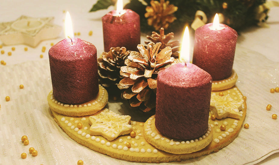 Image for: Adventski vijenac od medenjaka