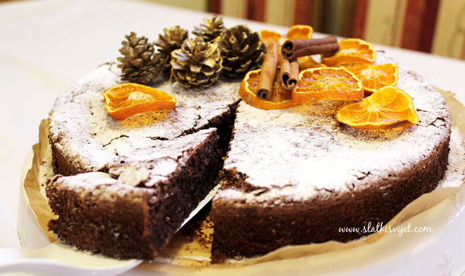 caprese bozicna torta