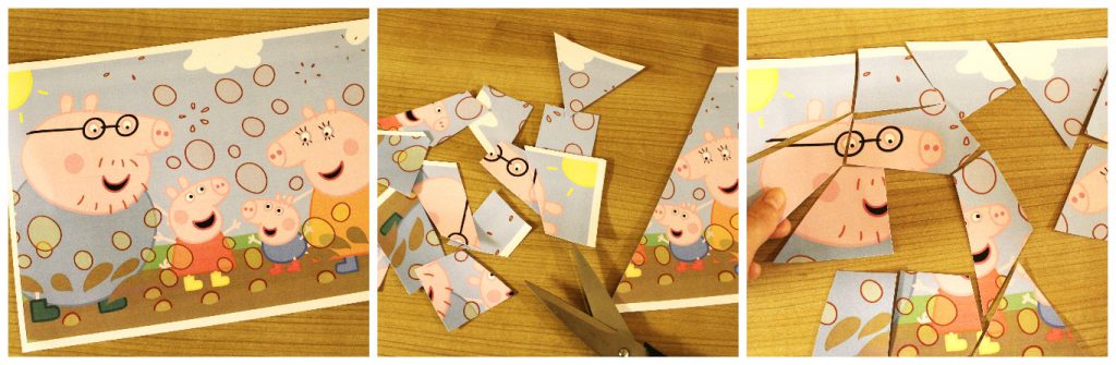 napravi sam puzzle od papira