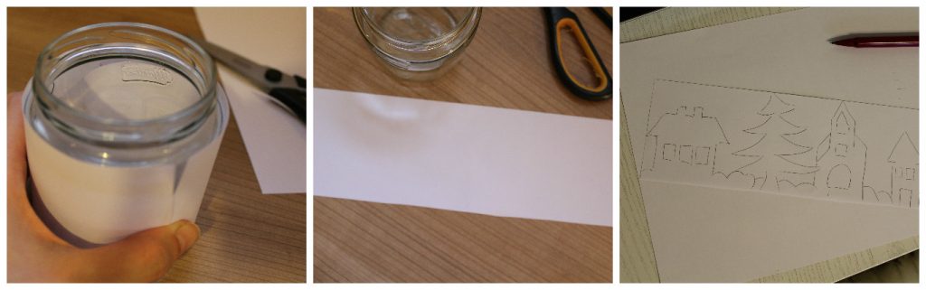 zimski lampas od staklenke