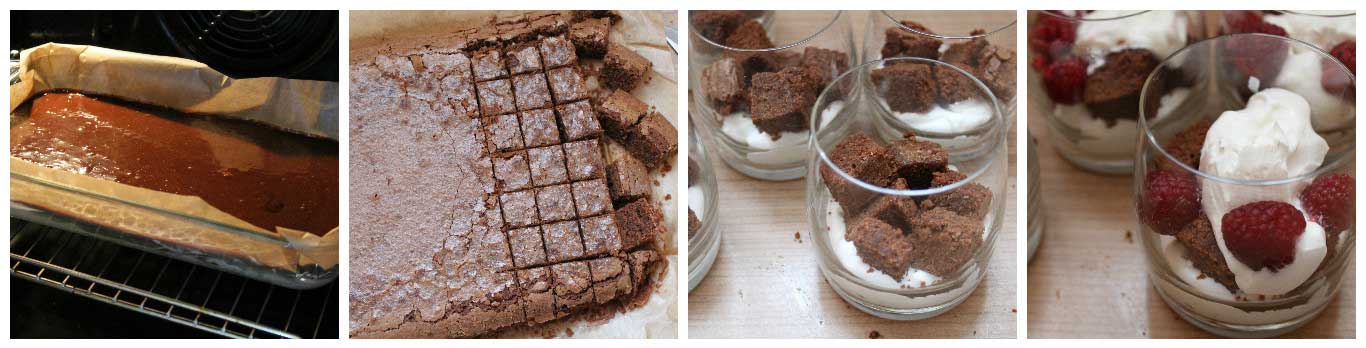 Image for: Brownies s malinama i kremom