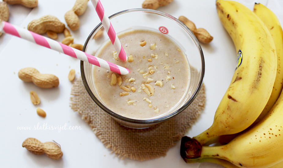 Shake od banane i kikirikija