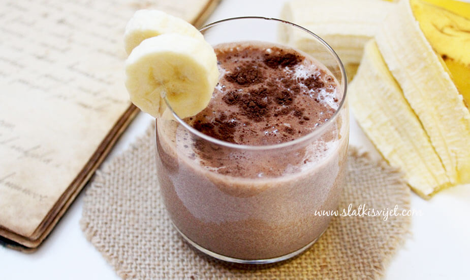 Čokoladni banana smoothie