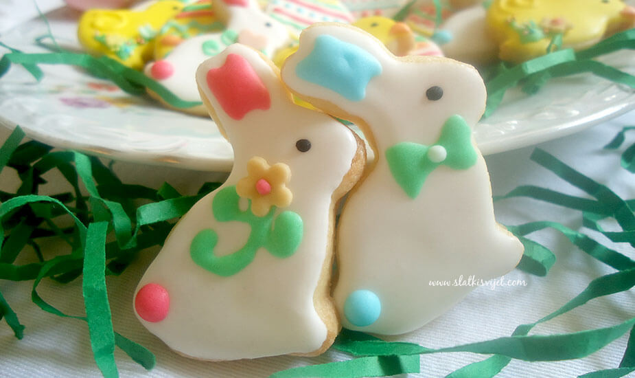 uskrsni keksi royal icing dekoracija