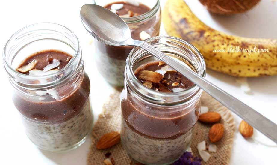 Image for: Chia puding s bananom i kakaom