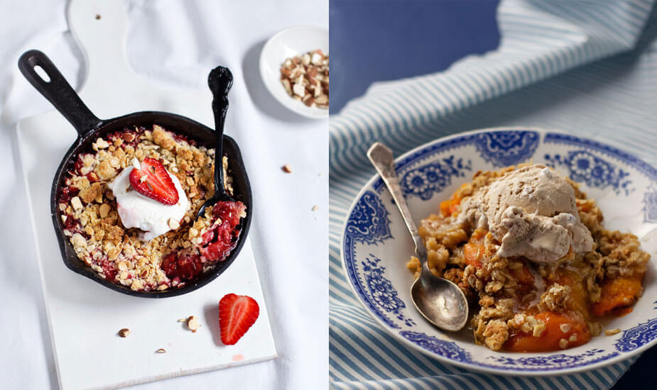 crumble recept s jagodama marelicama sto za dorucak