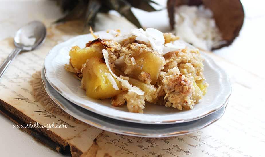 Image for: Crumble s ananasom i mangom