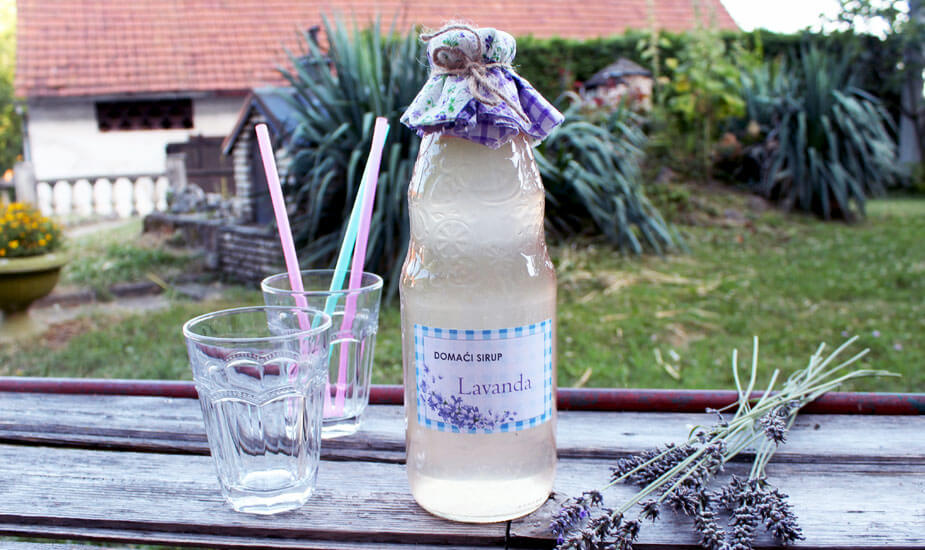 Image for: Domaći sirup od lavande + naljepnice za printanje