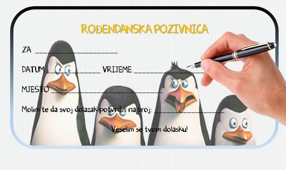 Image for: Rođendanske pozivnice za printanje