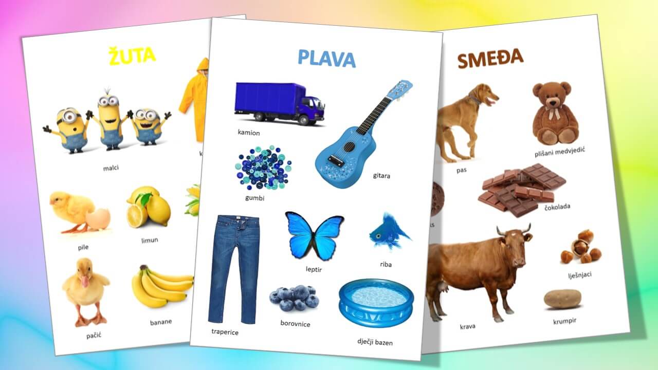 Image for: Učimo boje: Radni listovi za printanje