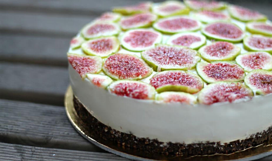 ljetni cheesecake bez pecenja sa smokvama