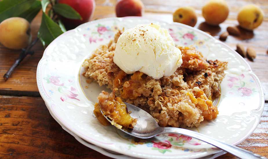 Image for: Crumble s breskvama i zobenim pahuljicama