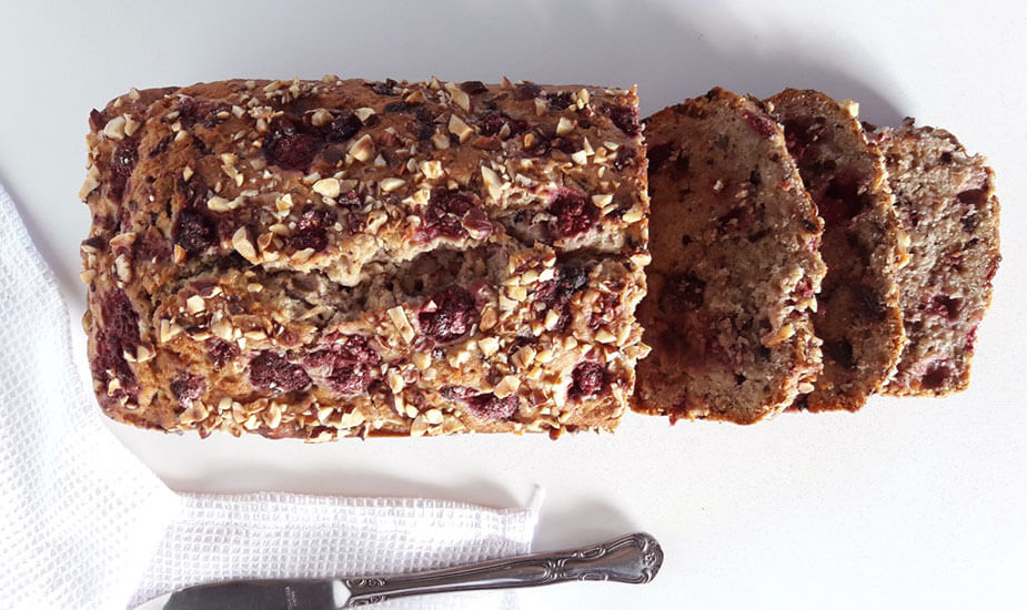 Image for: Banana bread s malinama
