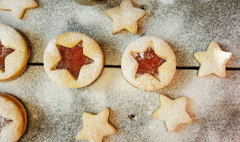 linzeri zvjezdice vanilice bez glutena recept bozic