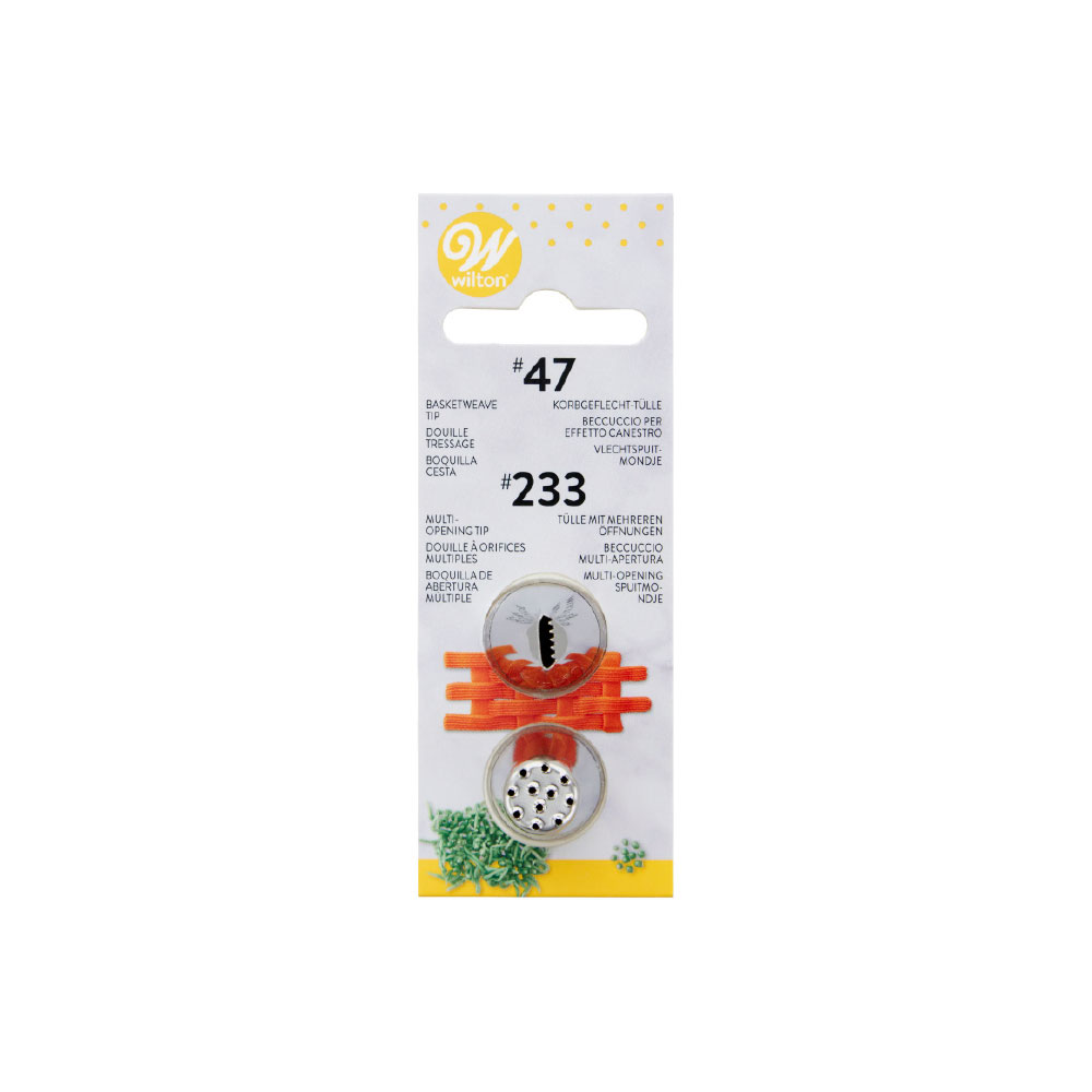 Nastavci za ukrašavanje torti 2 kom | Wilton #047, #233 - Slika 2