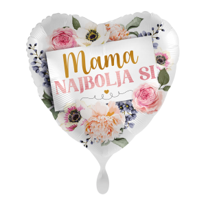 Folijski balon, Mama najbolja si, 43 cm