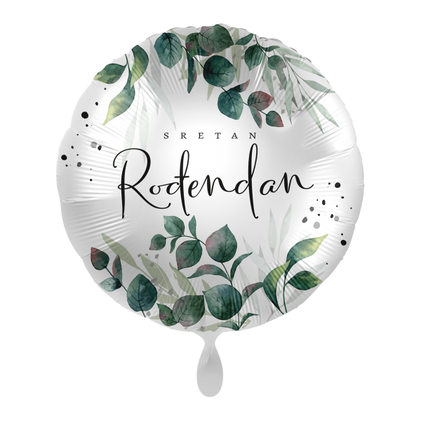 Folijski balon, Sretan rođendan, 43 cm