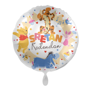 Folijski balon, Sretan rođendan, 43 cm