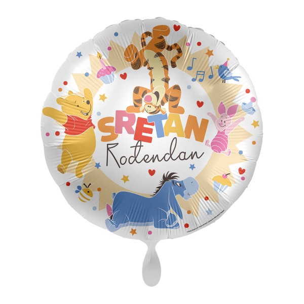 Folijski balon, Sretan rođendan, 43 cm