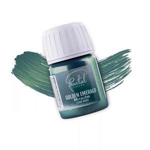 Metalik boja za kolače, Golden Emerald, 30 ml