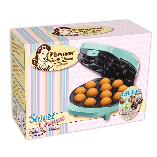 Cake Pop pekač 700 W, mint | Bestron - Slika 4