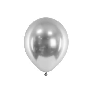 Sjajni baloni, 30cm, srebrni