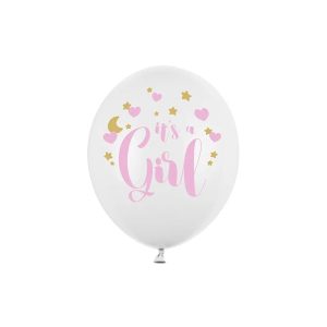 Lateks baloni It's a Girl, 30 cm, 6 kom