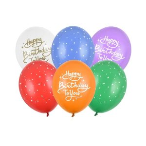 Baloni Happy Birthday, 6 kom