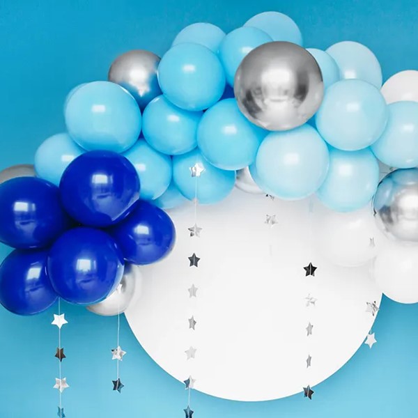 Balonska girlanda, plava, 200 cm - Slika 2