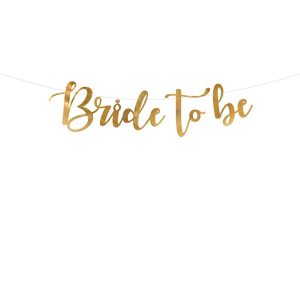 Girlanda natpis Bride to be, 19x80 cm