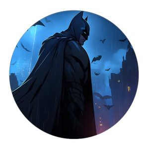 Jestiva pokrivka, okrugla, Batman