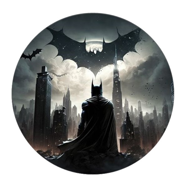 Jestiva pokrivka, okrugla, Batman