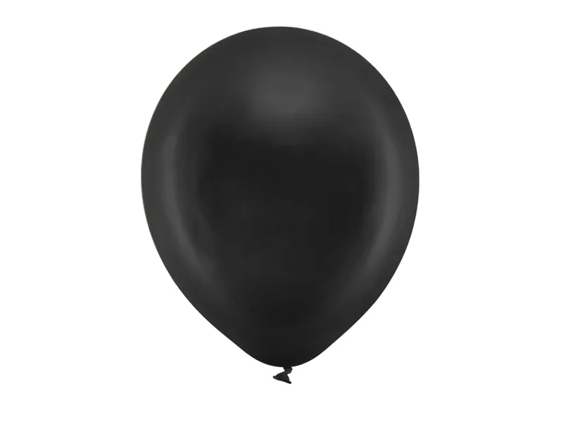 Metallic baloni crni, Black, 10 kom