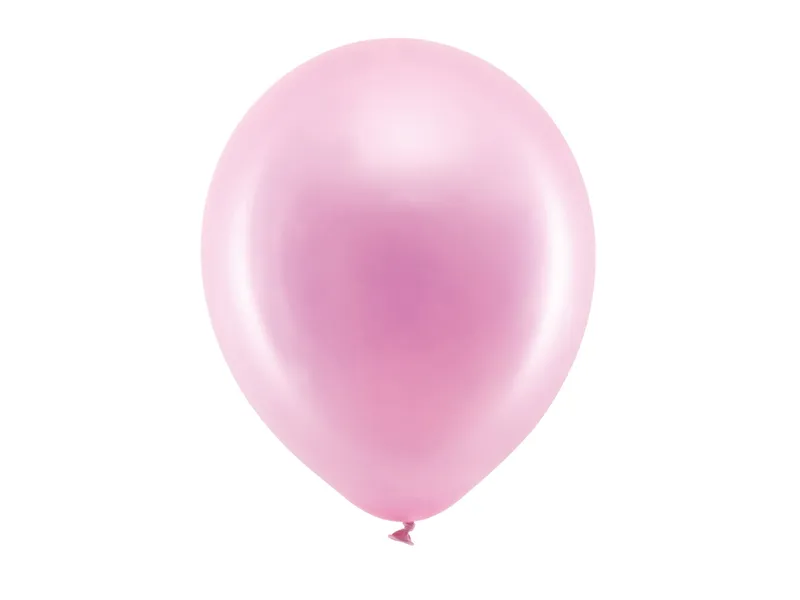 Metallic baloni roza, Pink, 10 kom
