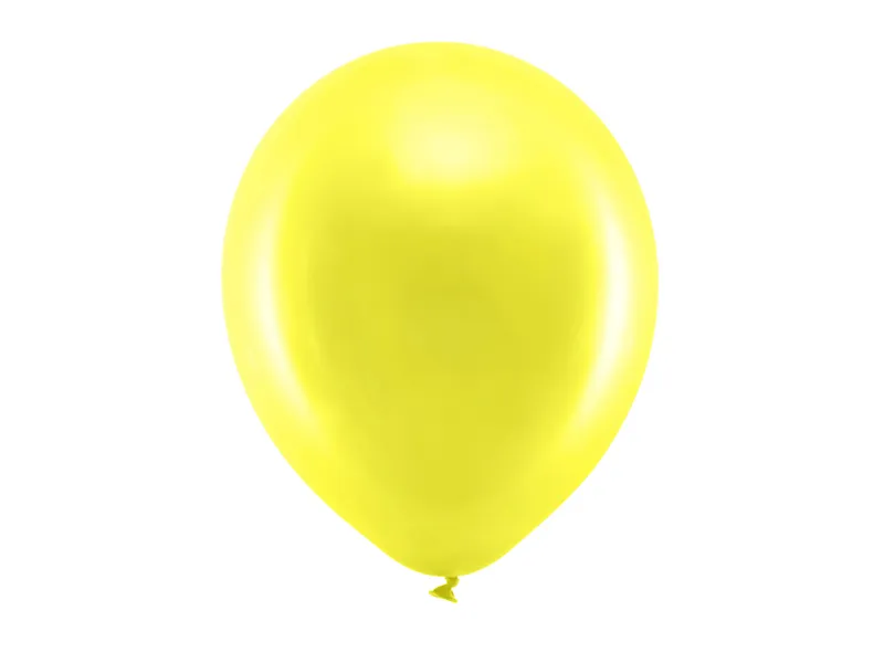 Metallic baloni žuti, Yellow, 10 kom