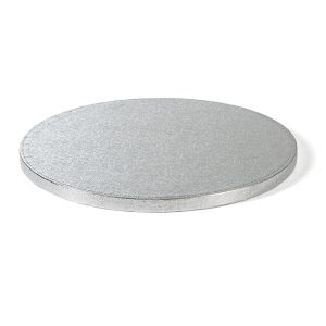 Cake board, okrugli, srebrni, 20-40 cm