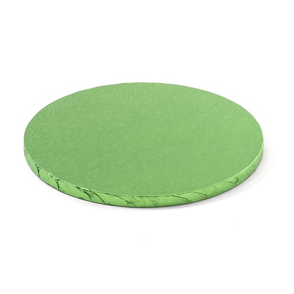 Cake board, okrugli, zeleni, 25-30 cm