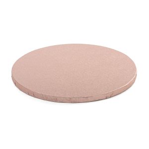 Cake board, okrugli, rose gold, 25-35 cm
